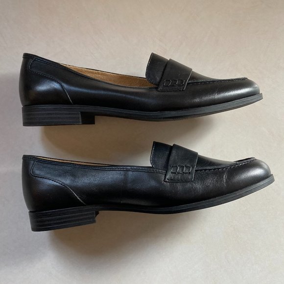 Naturalizer Woman's Black Leather Loafers - 9M - New Without Tags - Picture 4 of 8